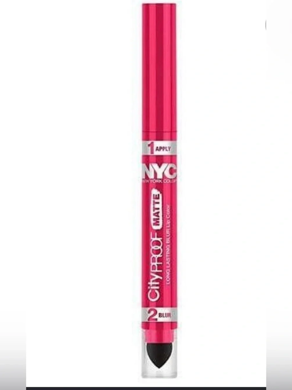 NYC PINK CITY Matte Lip Color Crayon Dual-Ended Wand
